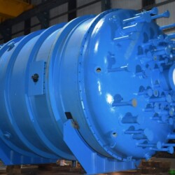 Vacuum Chamber, ISRO, Shriharikota,
60T, 6.1 m dia x 9.1 m.-length